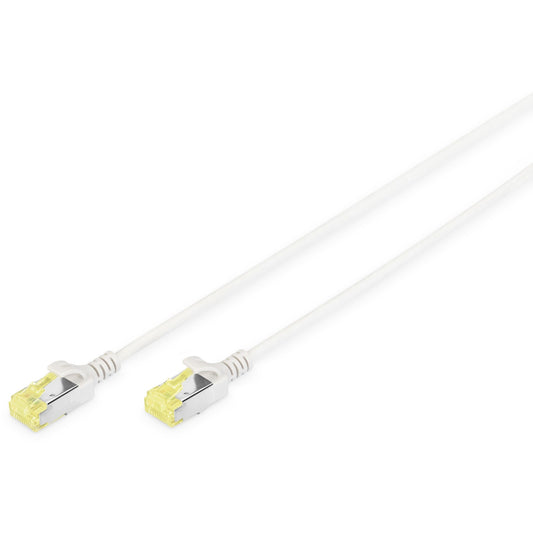 Digitus CAT 6A U/FTP slim patch kabel. 1 m. Cat6a. U/FTP (STP). RJ-45. RJ-45. Sivi.