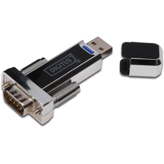 Digitus USB - Serijski adapter. USB 1.1. D-SUB. Crni