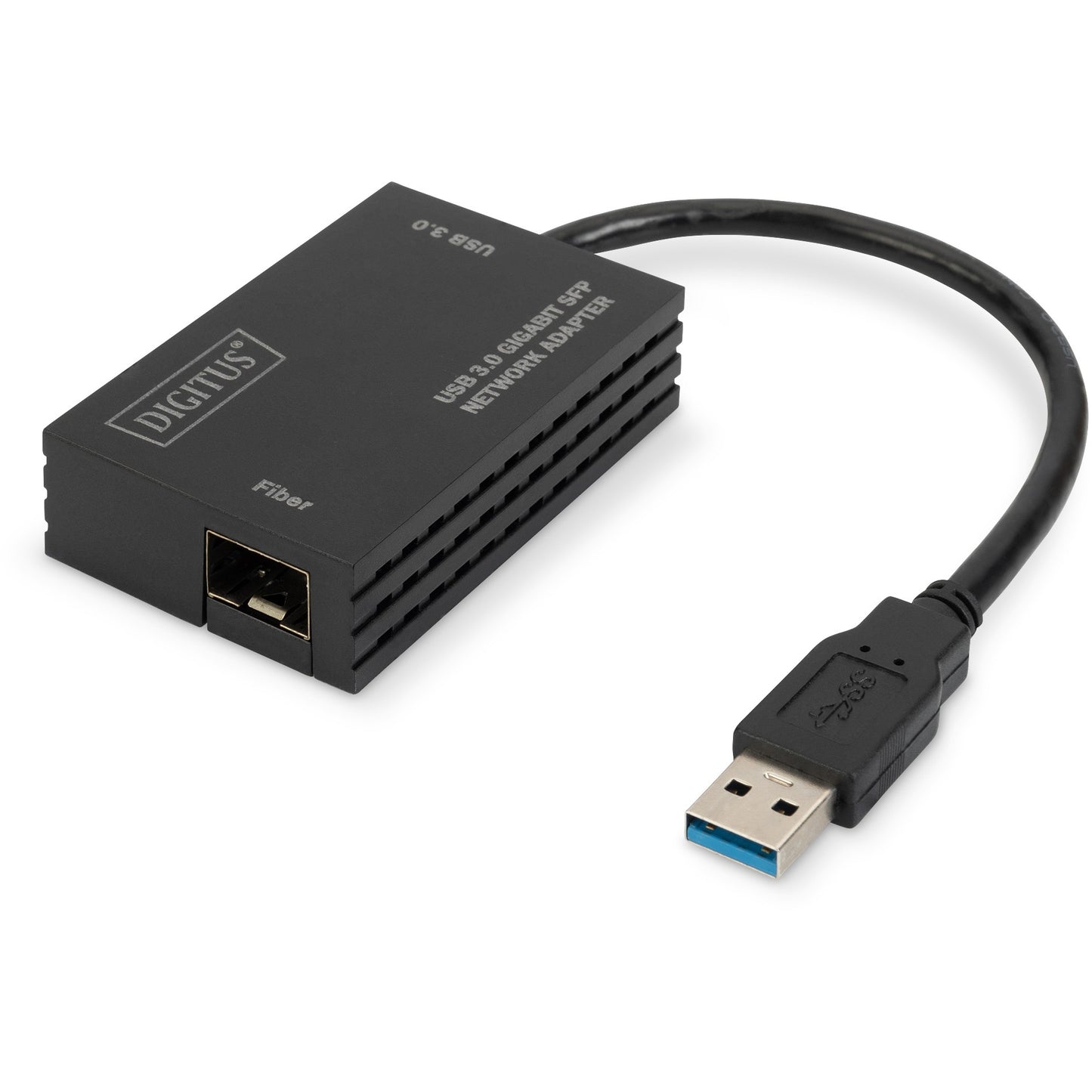 Digitus USB 3.0 Gigabit SFP mrežni adapter. Crni. Kina. 0 - 70 °C. 45 mm. 71 mm. 18 mm