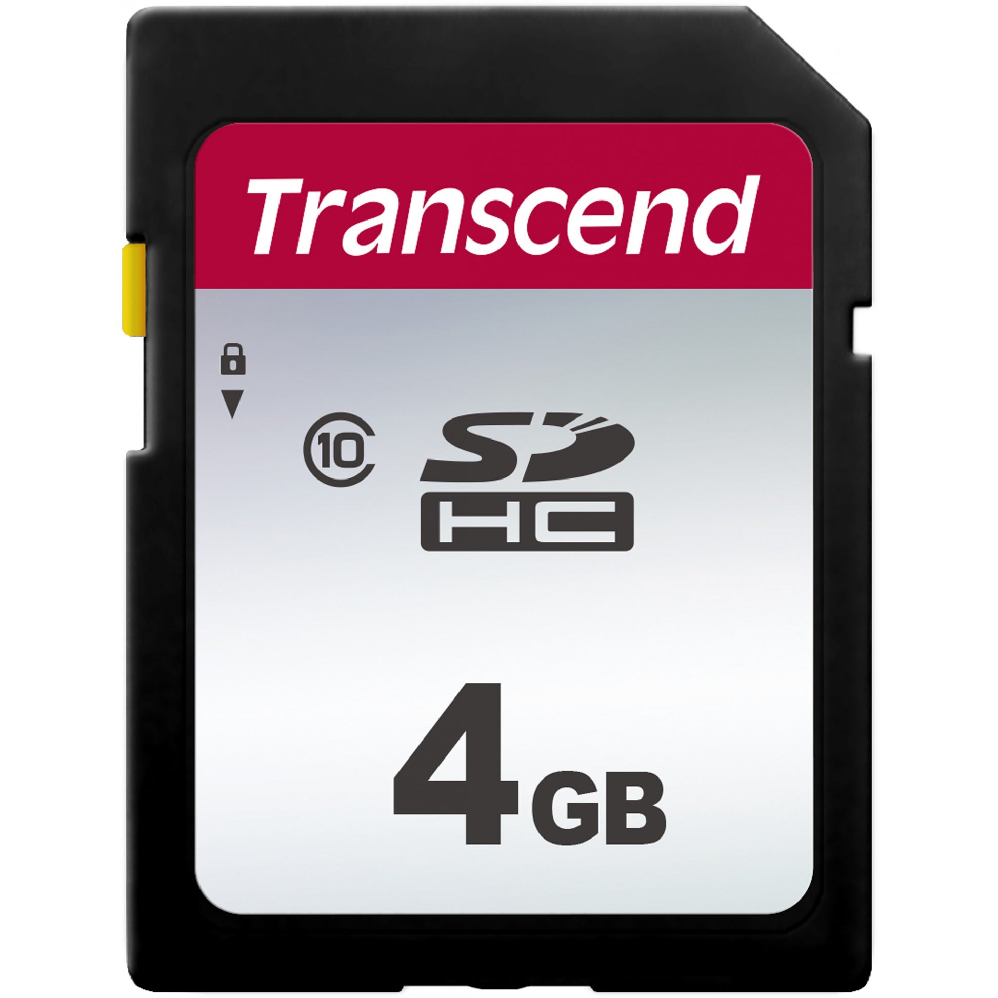 Transcend SDHC 300S 4GB. 4GB. SDHC. Klasa 10. NAND. 20MB/s. 10MB/s