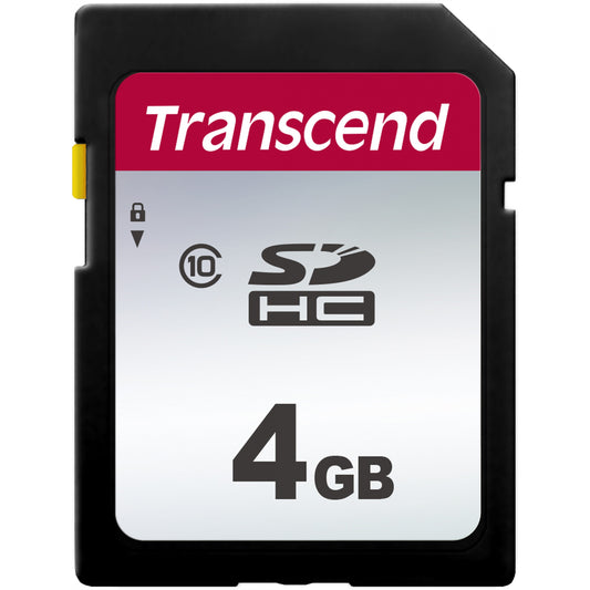 Transcend SDHC 300S 4GB. 4GB. SDHC. Klasa 10. NAND. 20MB/s. 10MB/s