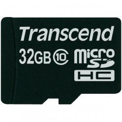 Transcend TS32GUSDC10. 32GB. MicroSDHC. Klasa 10. NAND. 90MB/s. Crna.