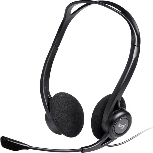 Logitech 981-000100. Žičane. 100–1000 Hz. Pozivi/Muzika. 120 g. Slušalice. Crne.
