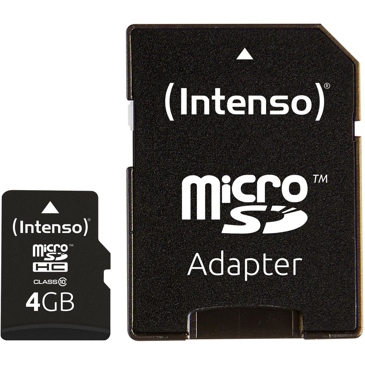 Intenso 4GB MicroSDHC. 4 GB. MicroSDHC. Klasa 10. 25 MB/s. Otporno na udarce. Otporno na temperature. Vodootporno. Otporno na rendgenske zrake. Crna.