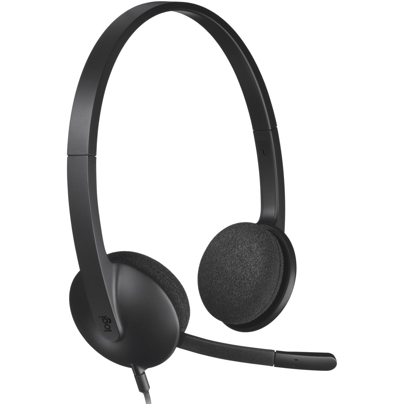 Logitech 981-000475. Žični. Kancelarija/Pozivni centar. 20 - 20000 Hz. 100 g. Slušalice. Crne.