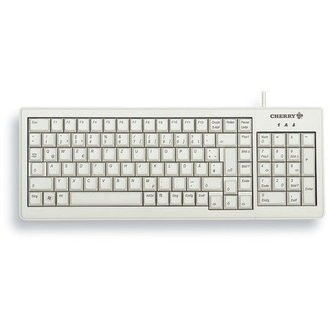 CHERRY XS. Puna veličina (100%). Žični. USB. QWERTZ. Siva