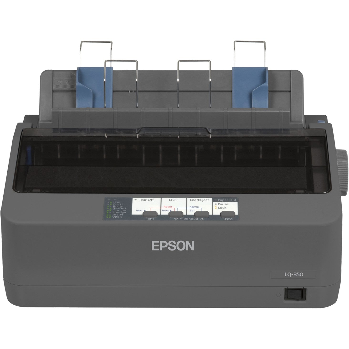 Epson LQ-350. 347 znakova u sekundi. 360 x 180 DPI. 260 znakova u sekundi. 86 znakova u sekundi. 10 znakova po inču. 4 kopije