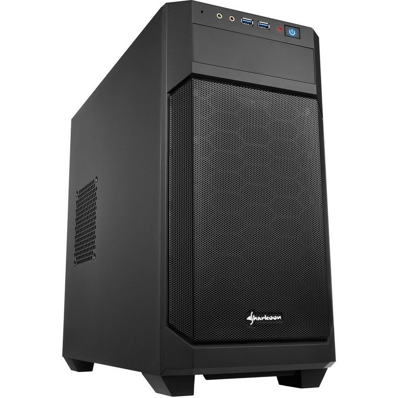Sharkoon V1000. Mini Tower. Računar. Crni. Micro ATX. Mini ITX. Metal. 15.5cm