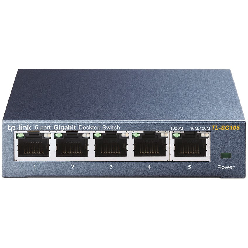 TP-Link 5-portni 10/100/1000Mbit/s desktop switch. Neupravljan. Gigabit Ethernet (10/100/1000). Puni dupleks.
