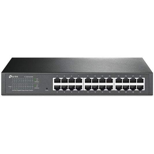 TP-Link 24-portni gigabitni Easy Smart prekidač. Upravljani. L2. Gigabit Ethernet (10/100/1000). Montaža u rack. 1U
