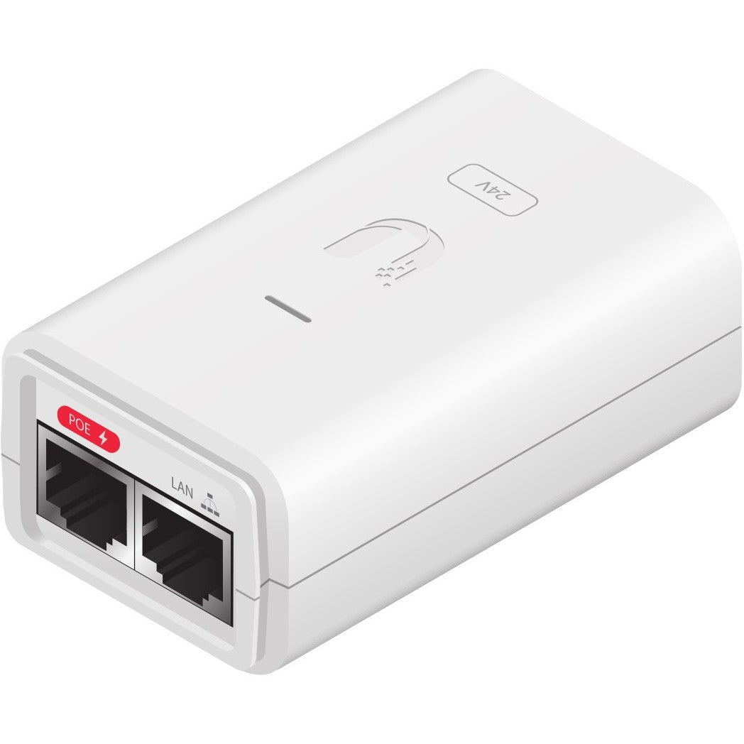 Ubiquiti POE-24-7W-G-WH. Gigabit Ethernet. 1000 Mbps. Bijela. 24 V. 100 - 240 V. 50/60 Hz