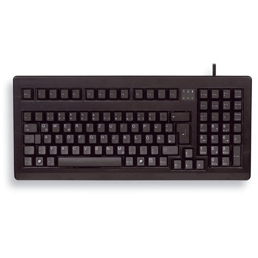 CHERRY G80-1800 KOMPAKTNA TASTATURA. Žičana. Crna. PS/2/USB (QWERTZ - Njemački). Puna veličina (100%). Žičana. USB. QWERTZ. Crna.