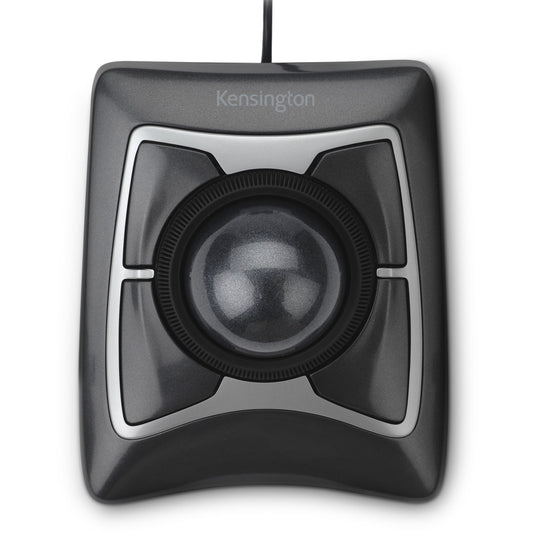 Kensington žični profesionalni miš s kuglicom za praćenje. Za liječnike i dekstre. Kuglica za praćenje. USB Tip-A. 400 DPI. Crna.