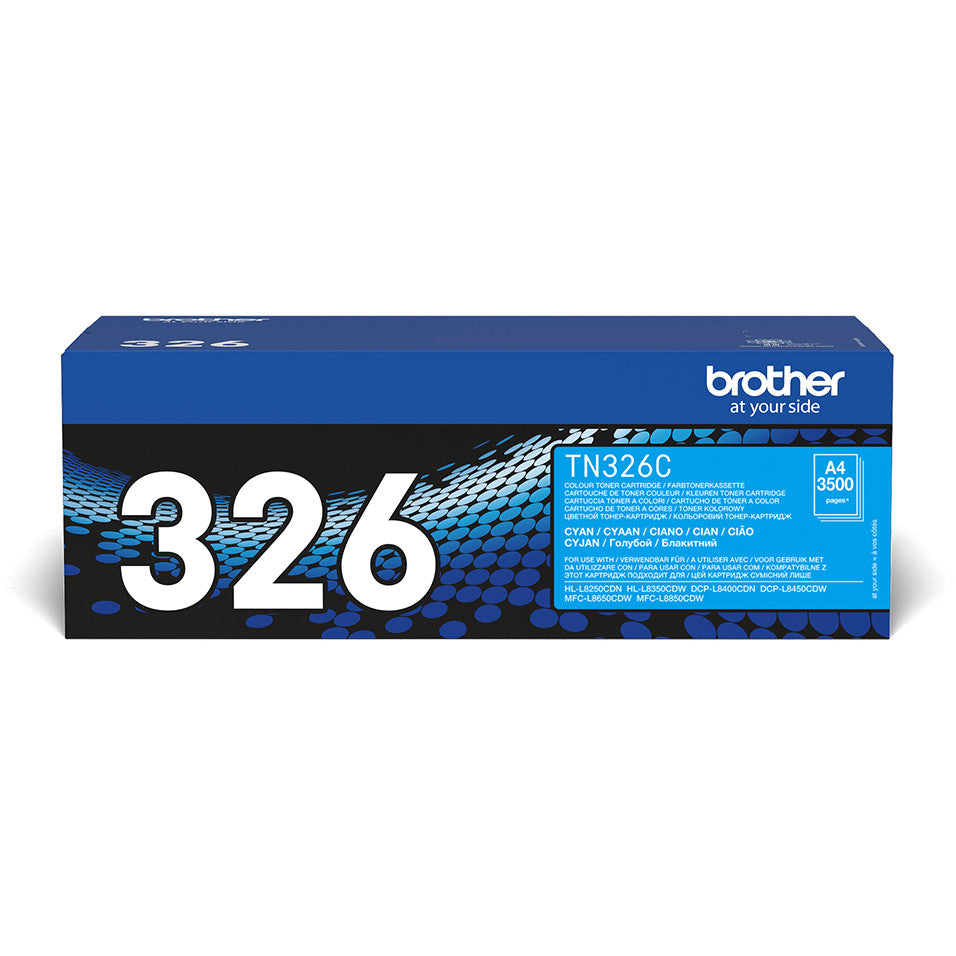 Brother TN-326C. 3500 stranica. Cijan. 1 komad.