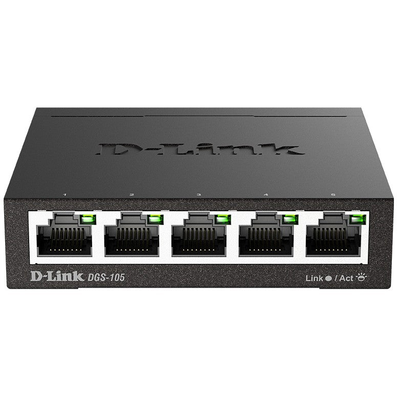 D-Link DGS-105. Neupravljan. L2. Gigabit Ethernet (10/100/1000). Puni dupleks.