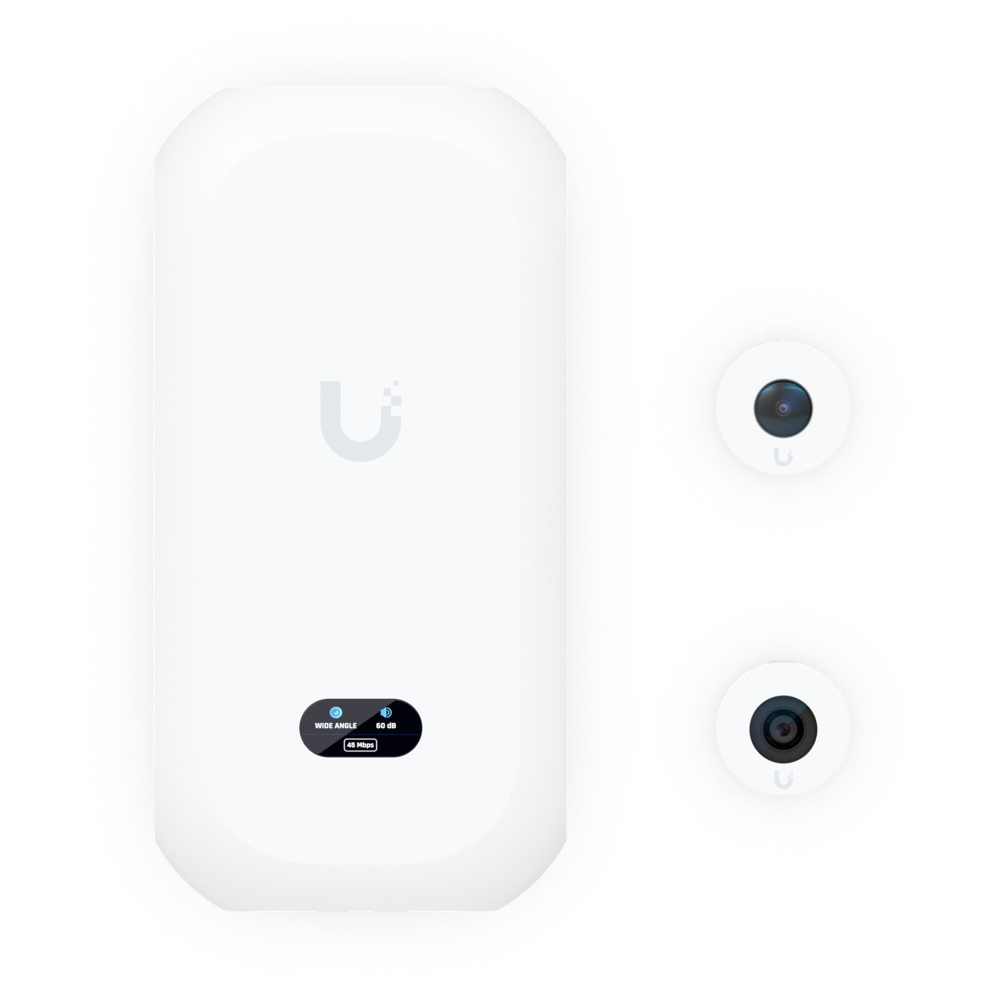 Ubiquiti UVC-AI-Theta IP sigurnosna kamera. Za unutrašnju i vanjsku upotrebu. Žična i bežična. FCC. IC. CE. Bijela. Skrivena.
