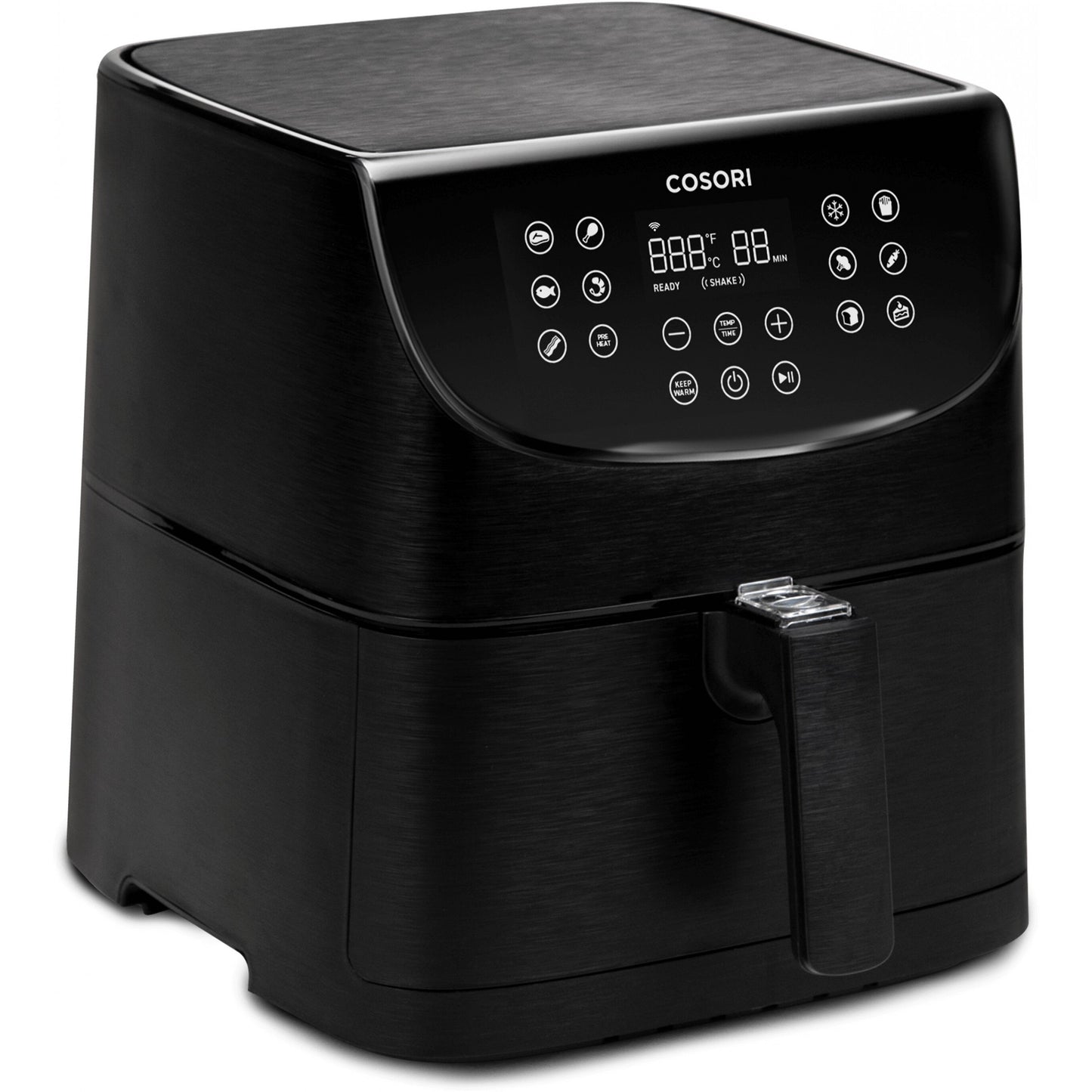 Cosori Smart Chef Edition. Friteza na vrući zrak. 5,5 l. 77 °C. 204 °C. 60 min. Jedna slika