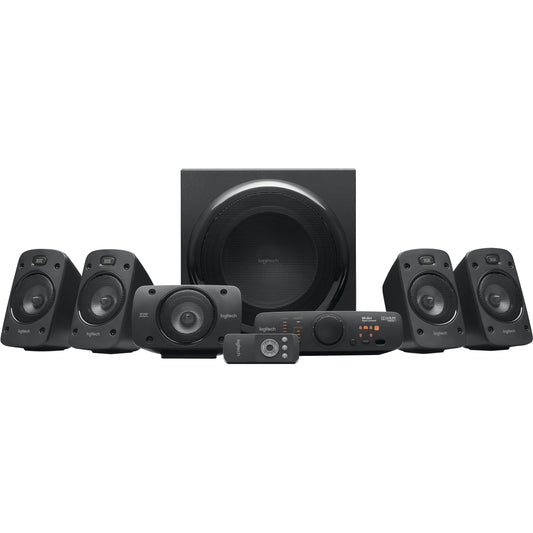 Logitech 980-000468. 5.1 kanala. 500 W. Univerzalni. Crna. 1000 W. IR.