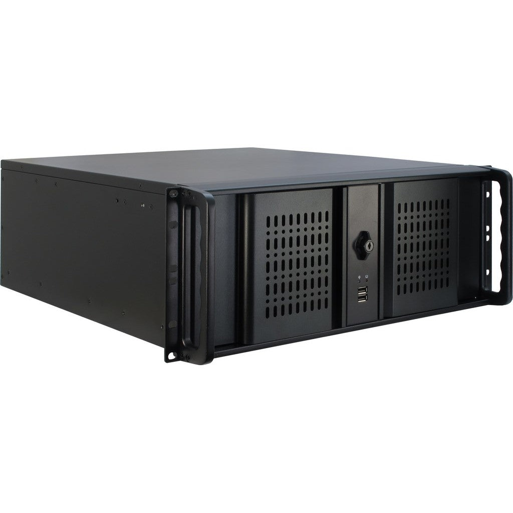 Inter-Tech 4U-4098-S. Rack. Server. Crna. ATX. mikro ATX. Mini ITX. Čelik. 4U