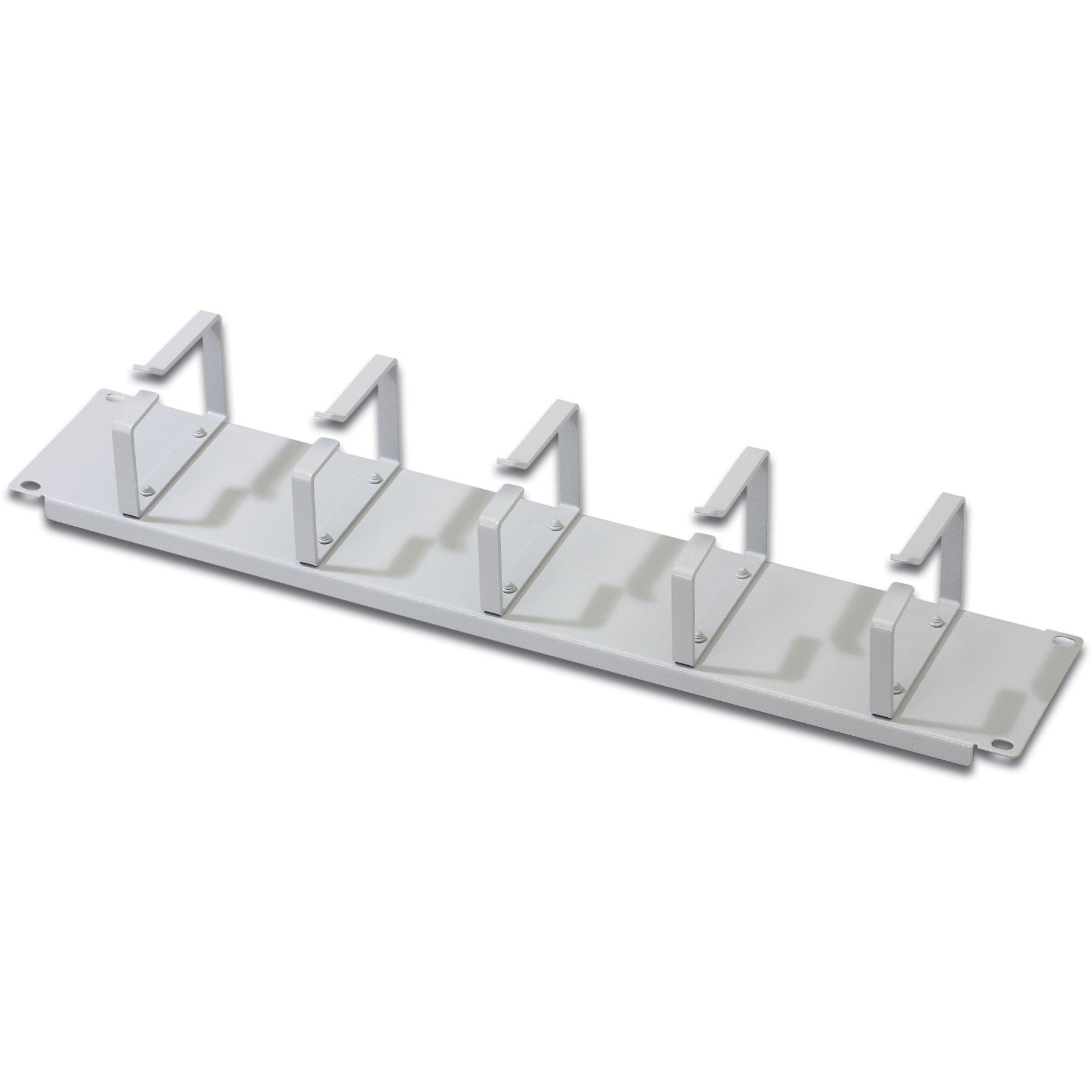 Digitus ploča za upravljanje kablovima s nosačima za vođenje kablova za ormare od 483 mm (19"). 2U. Siva.