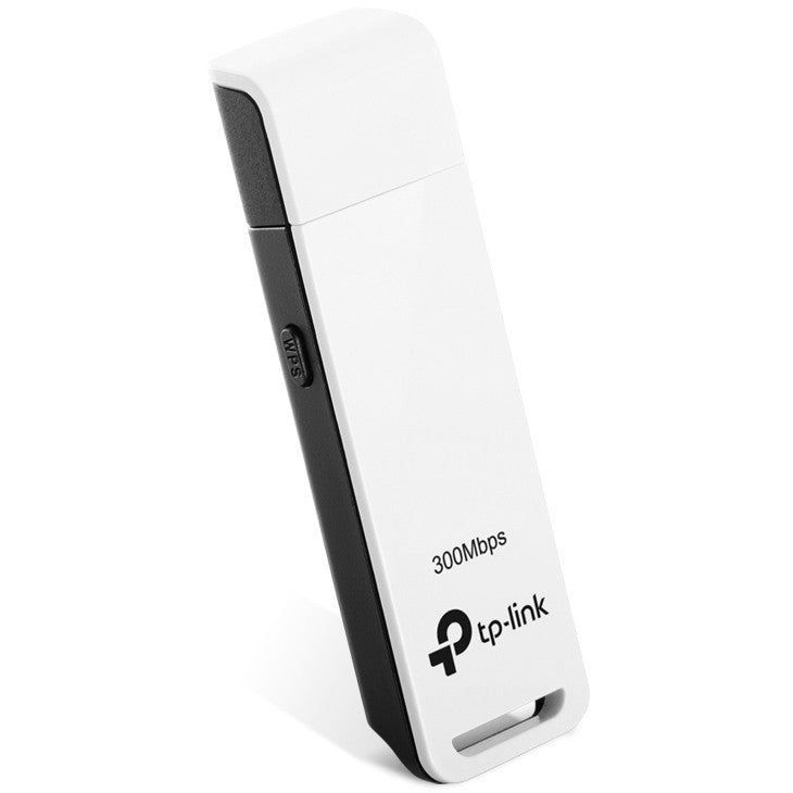 TP-Link 300 Mbps Wi-Fi USB adapter. Bežični. USB. WLAN. Wi-Fi 4 (802.11n). 300 Mbps. Crno. Bijelo