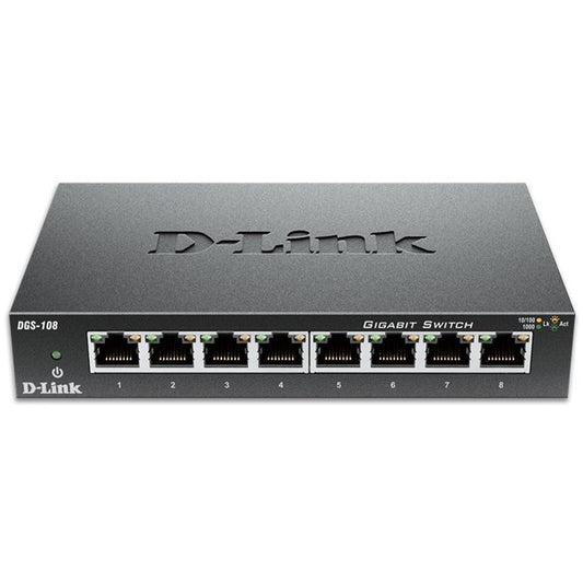 D-Link DGS-108. Potpuni dupleks