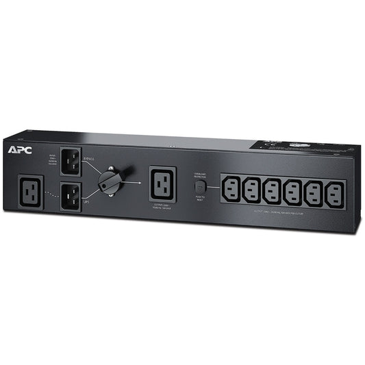APC servisni bypass PDU. 230 V. 16 A sa (6) IEC C13 i (1) C19. RoHS. VDE. REACH. 0 - 40 °C. 0 - 95%. 432 mm. 76 mm