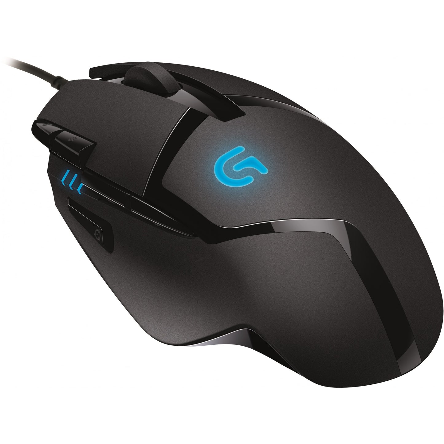 Logitech G 910-004067. Optički. USB Tip-A. 4000 DPI. 1 ms. Crna.