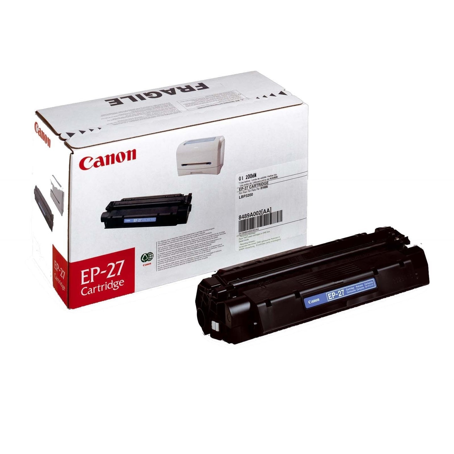 Canon EP-27. 2500 stranica. Crni. 1 komad.