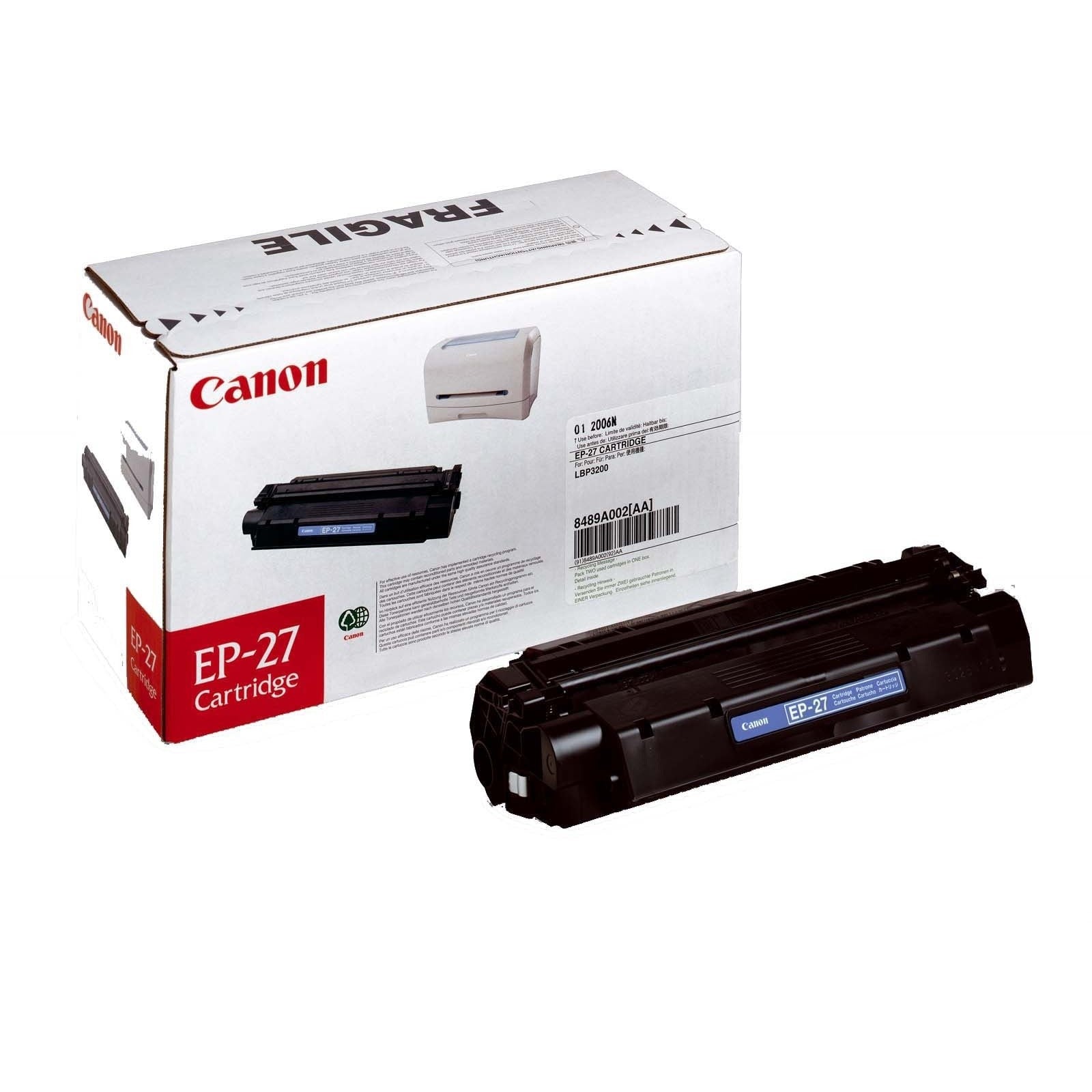 Canon EP-27. 2500 stranica. Crni. 1 komad.