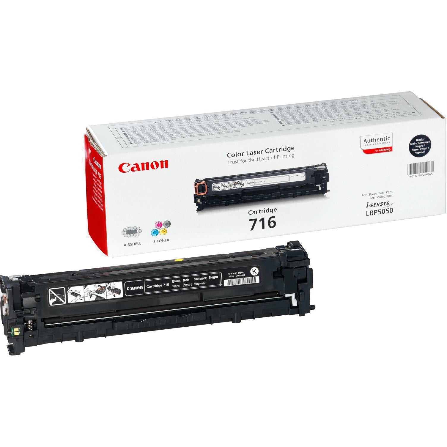 Canon kertridž 716 crni. 2300 stranica. Crna. 1 komad.