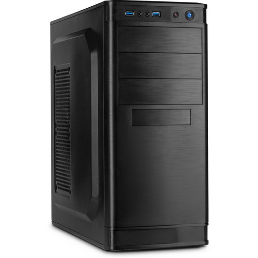 Inter-Tech IT-5905. Midi Tower. Računar. Crni. ATX. Micro ATX. Kućna kancelarija. 35,5 cm.
