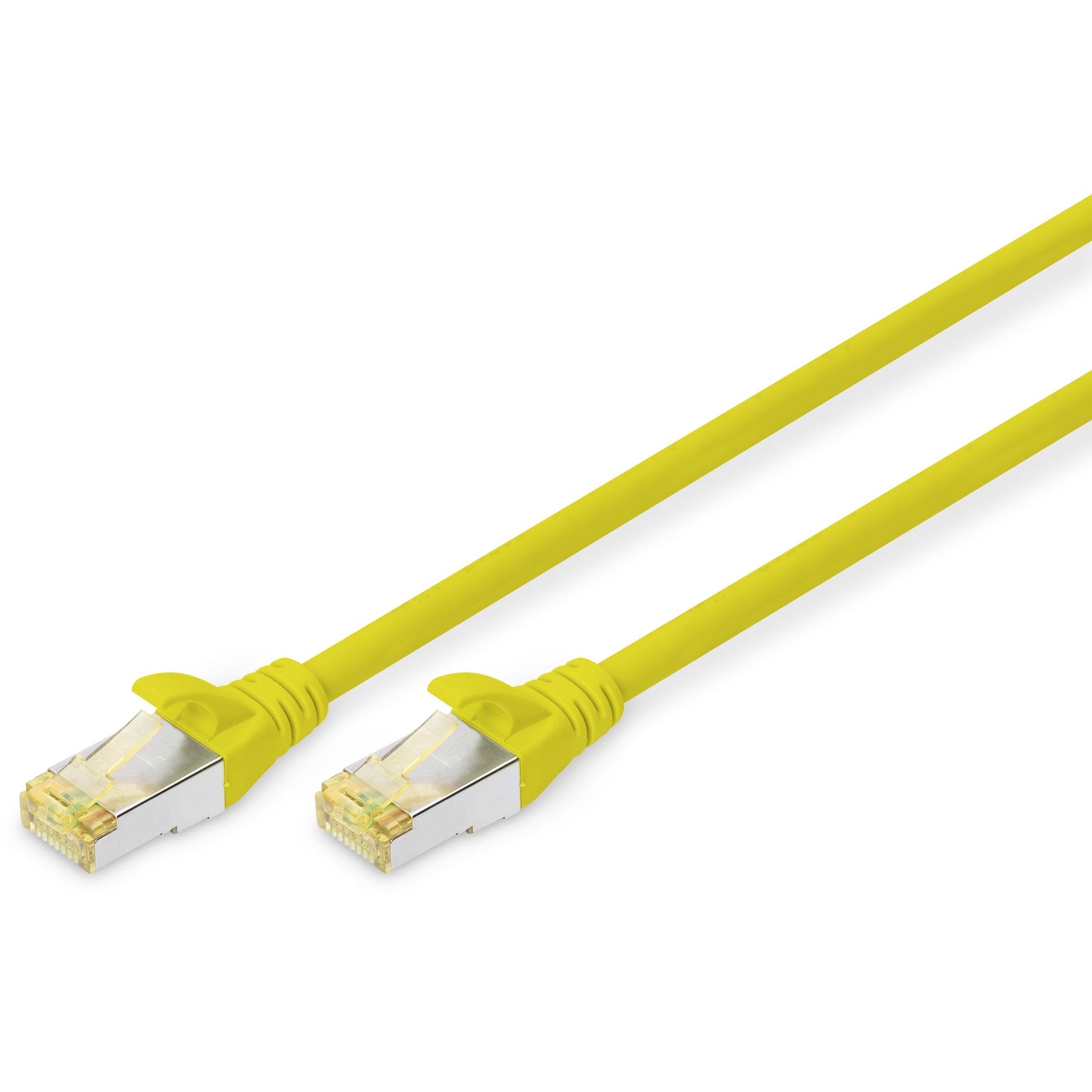 Digitus CAT 6A S/FTP patch kabel. 0,25 m. Cat6a. S/FTP (S-STP). RJ-45. RJ-45. Žuti