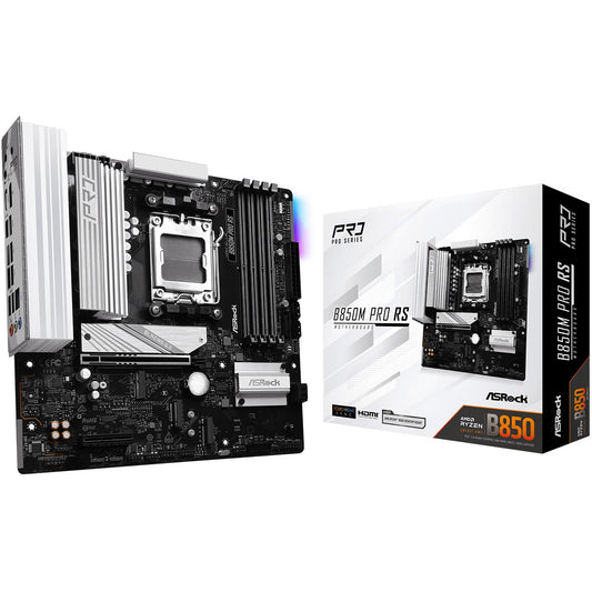 Asrock B850M Pro RS. AMD. Podnožje AM5. AMD Ryzen 7000 serija. AMD Ryzen 8000 serija. AMD Ryzen 9000 serija. Podnožje AM5. DDR5 SDRAM. 256GB