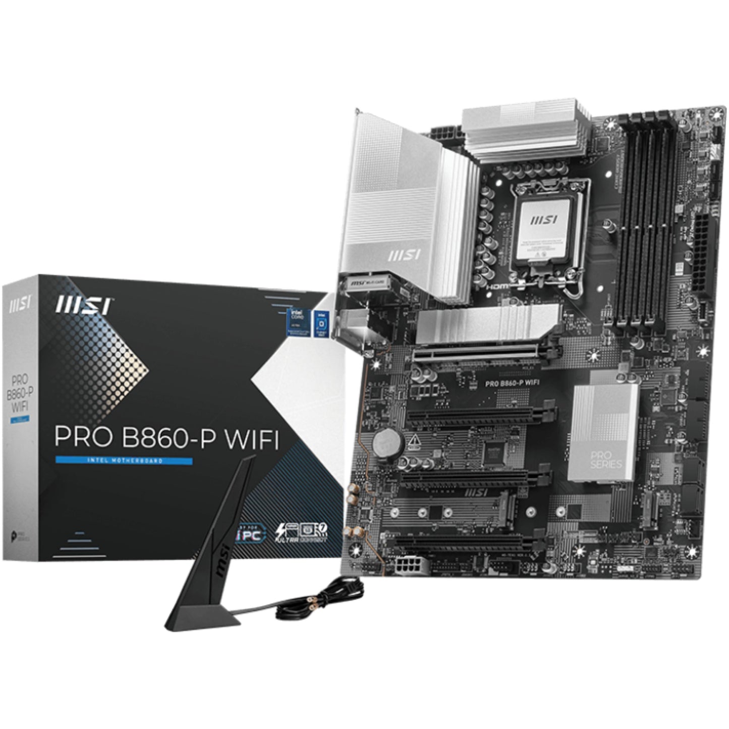MSI PRO B860-P WIFI. Intel. LGA 1851 (Socket V1). Intel Core Ultra (Serija 2). LGA 1851. 256GB. DDR5 SDRAM.