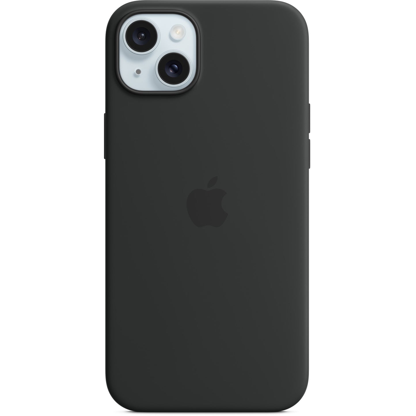Silikonska futrola za Apple iPhone 15 Plus sa MagSafe-om – crna. Futrola. Apple. iPhone 15 Plus. 17 cm (6,7"). Crna.