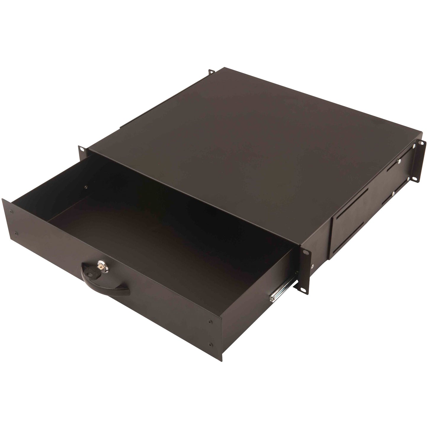 Digitus ladica za tastaturu i držač dokumenata za 483 mm (19") rackove. Crna.