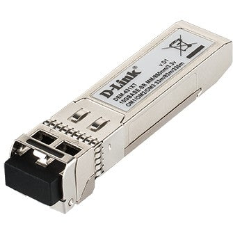 D-Link DEM-431XT. Optička vlakna. 10000 Mbps. SFP+. LC. 50/125.6-2.5/125 µm. S.R.